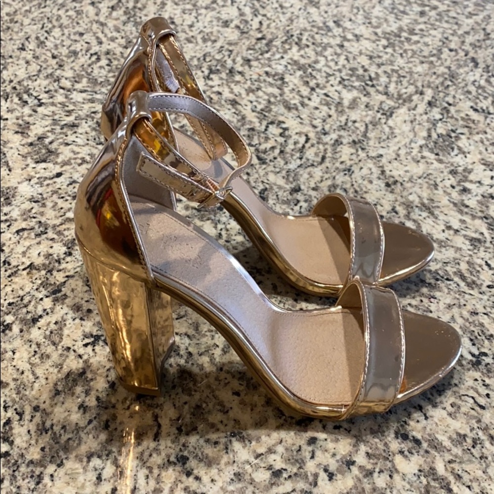 Gold heels